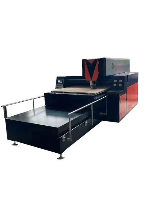 डाई बोर्ड कटिंग के लिए वैकल्पिक लेजर मार्किंग फ़ंक्शन के साथ 400watt डाई लेजर कटिंग मशीन 